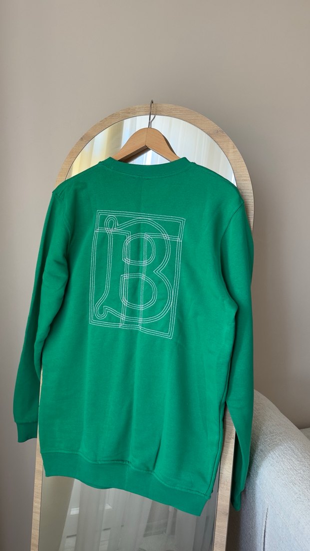 Yeşil Burberry Erkek Sweatshirt - Görsel 5