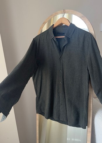 Haki yeşil kışlık Gömlek - Görsel 3