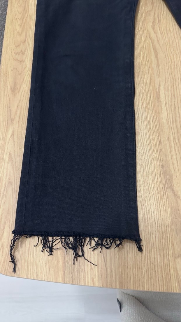 yüksek bel Straight Jean - Görsel 3