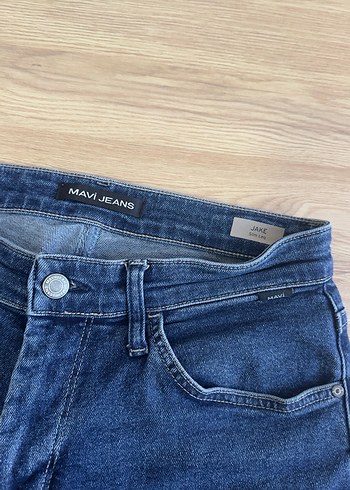 Erkek Mavi Denim Regular Fit Günlük Jean - Görsel 4
