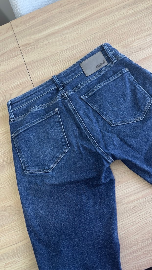 Erkek Mavi Denim Regular Fit Günlük Jean - Görsel 5