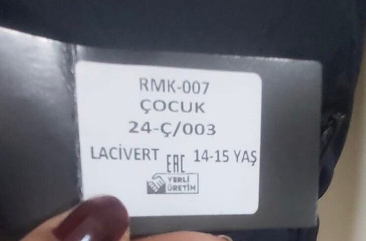 13-14 Yaş Beden lacivert Renk Erkek çocuk şişme mont