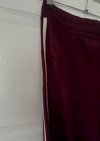 Bordo Parlak Rahat Kesim eşofman aştı - Görsel 3