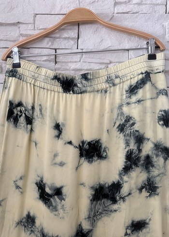 xl Beden Bohem Uzun Batik Desenli Etek