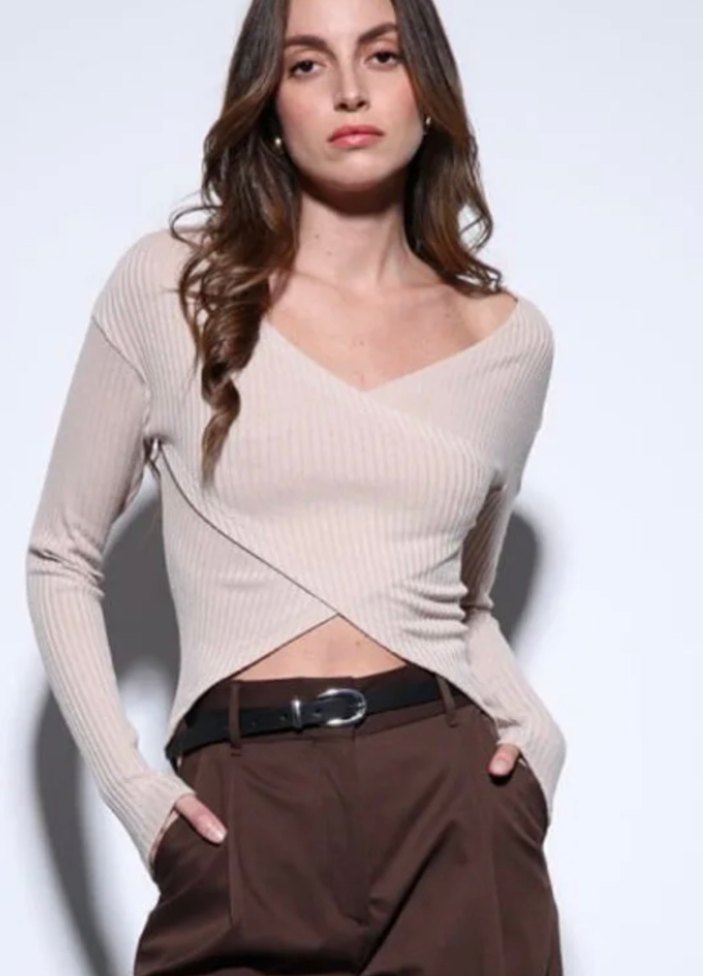 İpekyol kruvaze Gri simli Triko Kadın Kazak - Görsel 5