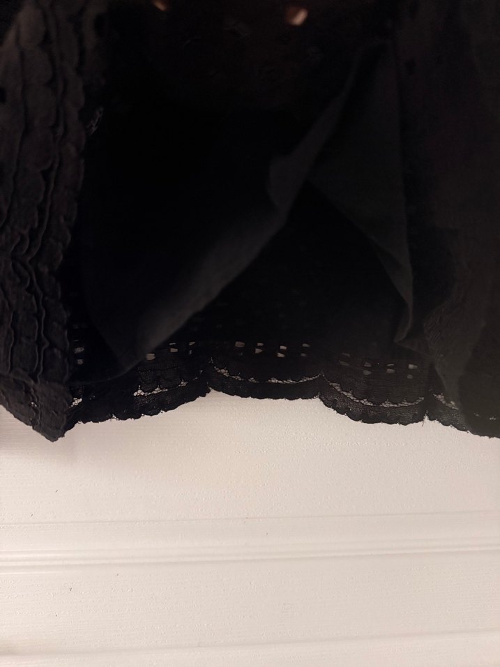 İpekyol Siyah Dantel İşlemeli Uzun Kollu Bluz - Görsel 5