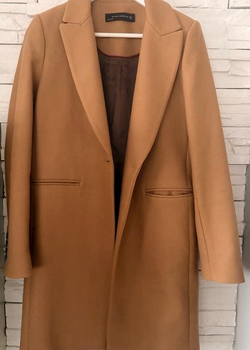 Zara uzun kaşe ceket - Görsel 7