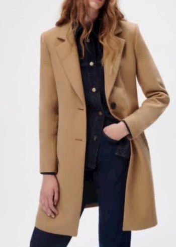 Zara uzun kaşe ceket - Görsel 2