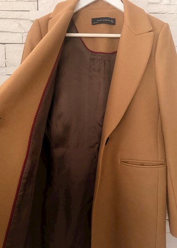 Zara uzun kaşe ceket - Görsel 4