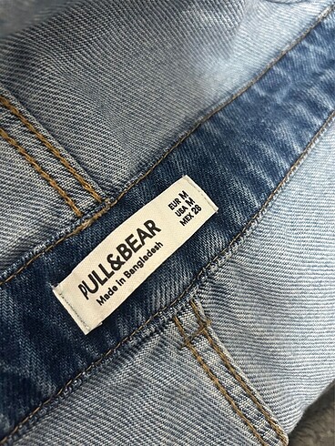 m Beden mavi Renk pull and bear jean tulum