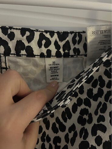 32 Beden çeşitli Renk H&M leopar pantolon