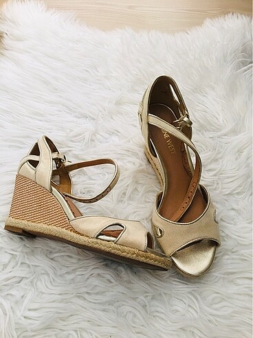 Nine West Hasır platform sandalet