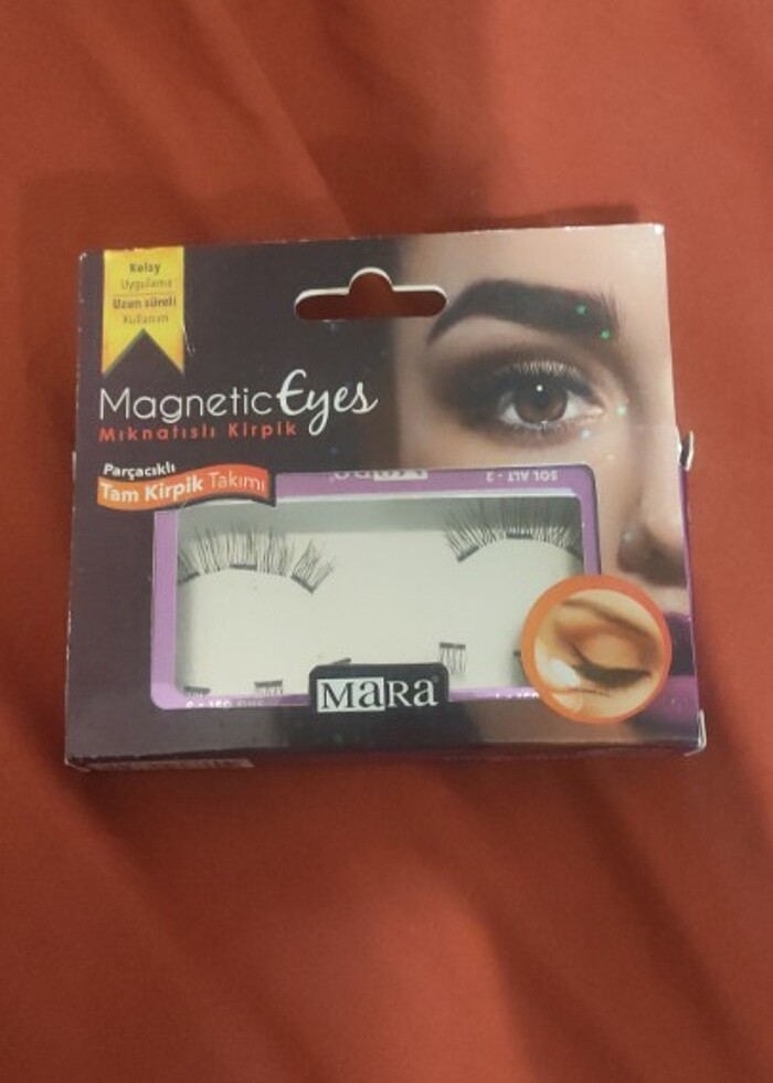 Moknatıslı takma kirpik - Görsel 2