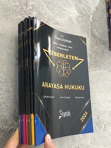 Beden Renk İdari Hakimlik Kitap Seti