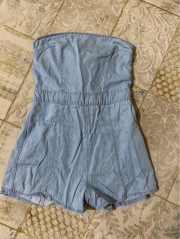 bershka denim tulum
