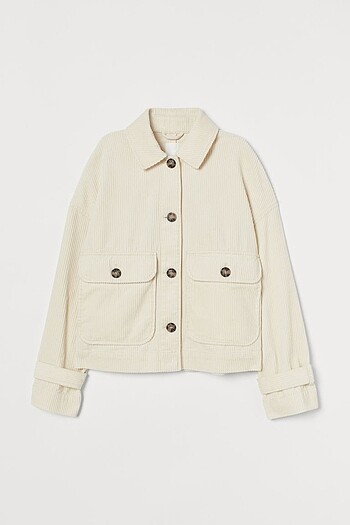 H&M Fitilli Kadife Ceket