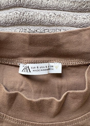 Zara Zara Kısa Kollu Kadın Tişört