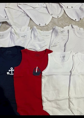 Çok Renkli Erkek Bebek Kısa Kollu Body - Görsel 5