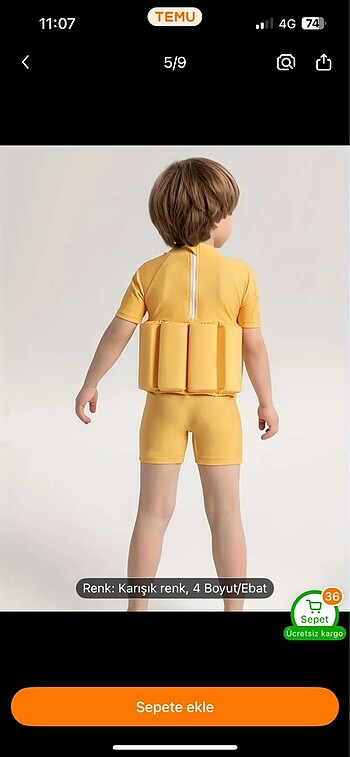 Batmayan çocuk mayo - Görsel 7