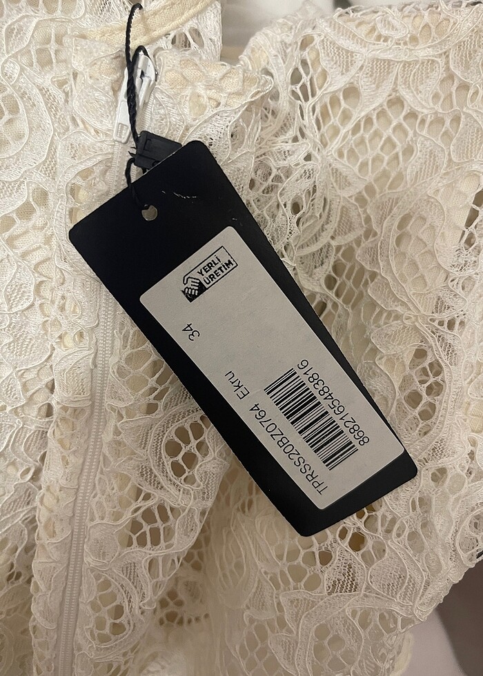 Beyaz üst dantelli - Görsel 4