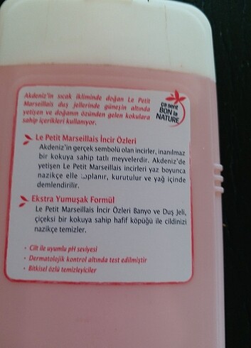  Beden Renk 'la petit marseillais duş jeli incir özleri 400 ml