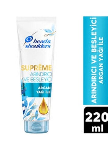 Head and shoulders supreme argan besleyici saç kremi 220 ml