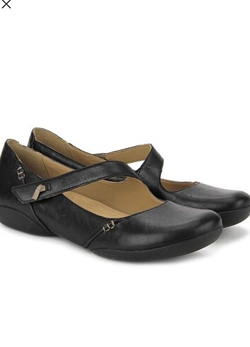 Clarks hakiki deri siyah babet 39.5 numara