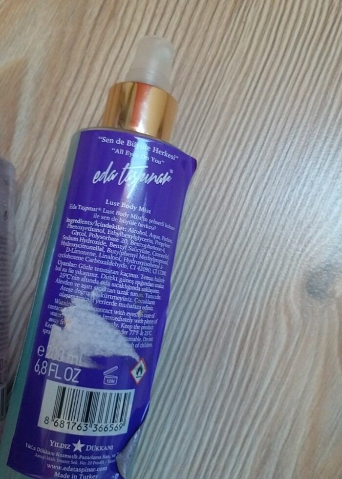 Eda taşpınar sprey 200 ml - Görsel 5