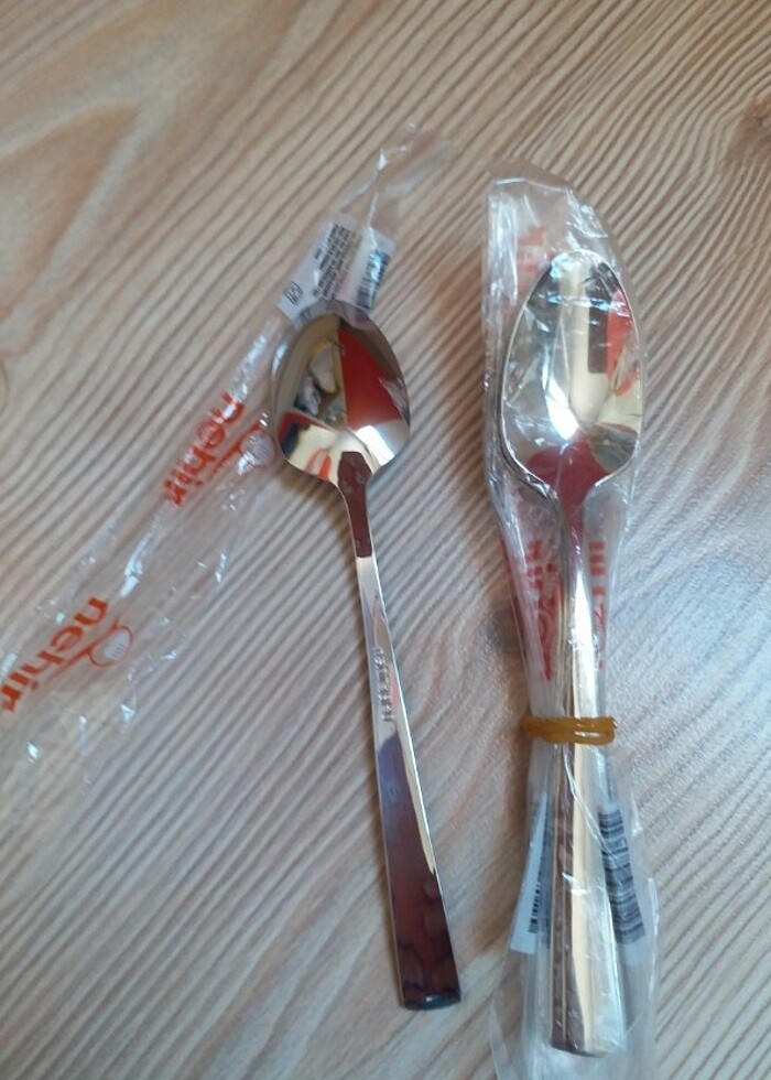 Nehir sade tatlı kaşığı 6 lı  - Görsel 4