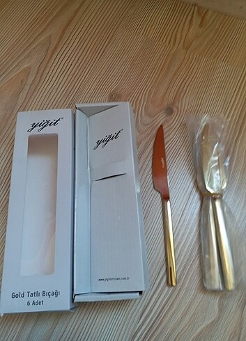 Yiğit gold tatlı bıçağı 6 li - Görsel 5