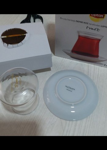 lipton defne koz tasarım bardak - Görsel 2