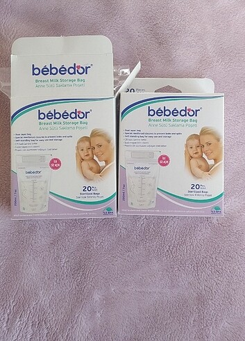 Bebedor anne sütü saklama poşeti 