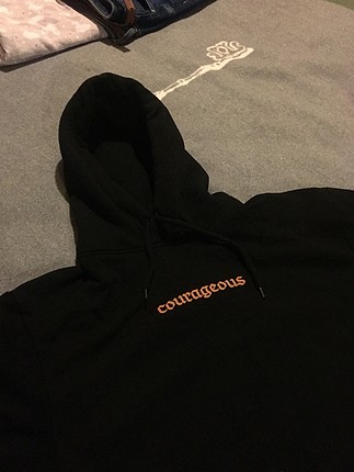 xs Beden siyah Renk courageous hoodie