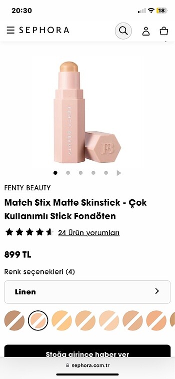 Fenty beauty stick fondöten