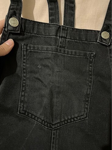 xs Beden siyah Renk Siyah Mini Salopet