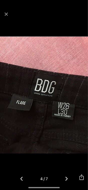 36 Beden siyah Renk Urban Outfitters Flare Jean