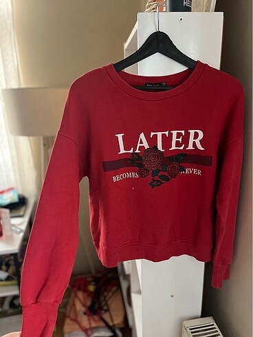 Kırmızı Bershka Sweat