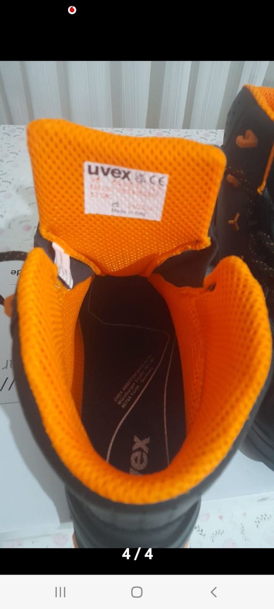 Turuncu Siyah Bağcıklı Erkek Street Style Bot - Görsel 4