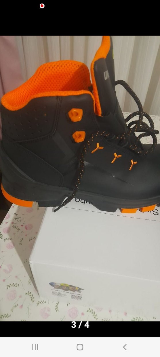 Turuncu Siyah Bağcıklı Erkek Street Style Bot - Görsel 3