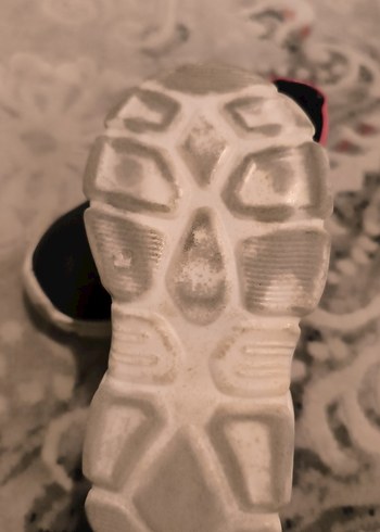 Kız Çocuk Siyah Floral Cırtcırtlı Spor Ayakkabı - Görsel 5