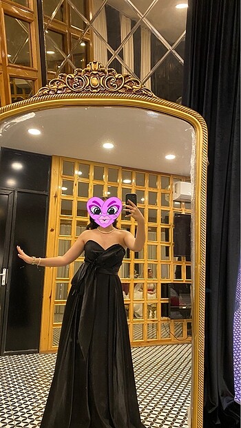 Siyah PRENSES MODEL ABİYE
