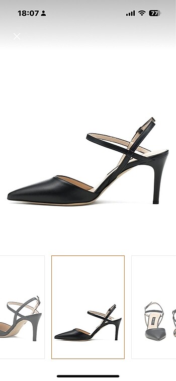 39 Beden siyah Renk Nine west ayakkabı