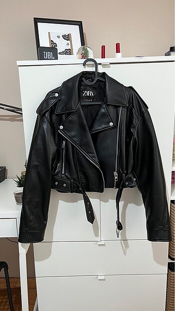 Zara Zara Crop Deri Ceket