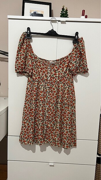 Pull & Bear Çiçekli Astarlı Elbise
