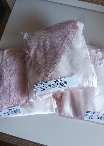 Bej Dantel Detaylı Kısa Kadın Pijama Takımı - Görsel 5