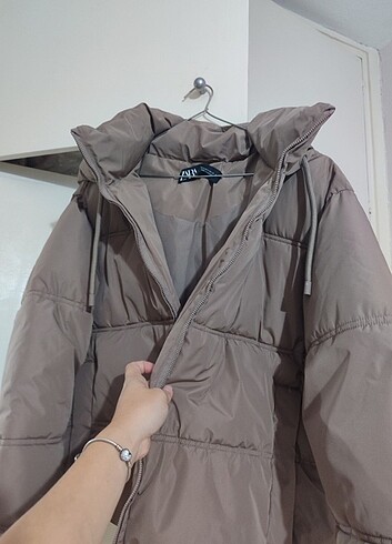 s Beden Zara crop şişme mont