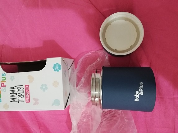 baby plus paslanmaz çelik mama termosu 280 ml