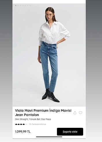 Mavi Slim Straight Jean