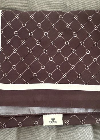 Kahverengi  desenli Kadın şal - Görsel 2