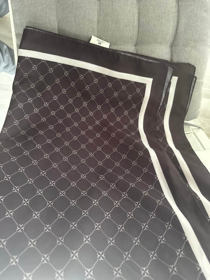 Kahverengi  desenli Kadın şal - Görsel 3